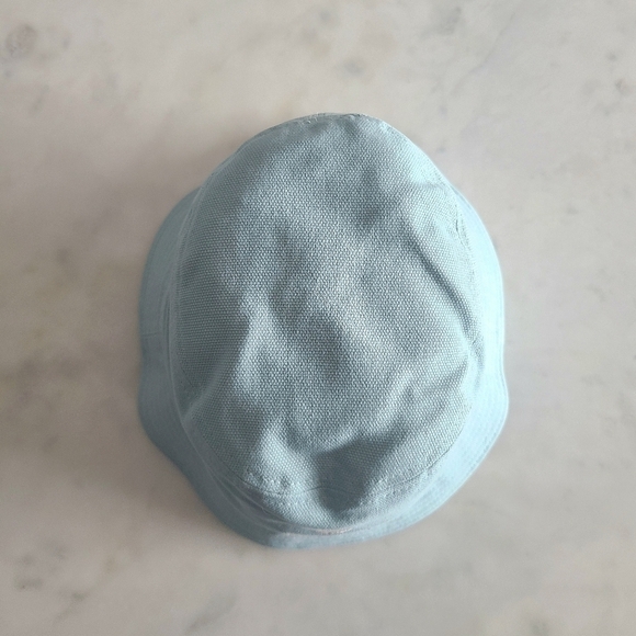 Isabel Marant Haley Embroidered Logo Bucket Hat, Size Medium, Aqua, NWT - Picture 11 of 16